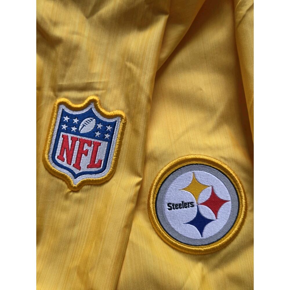 NFL Men's Pittsburgh Steelers Nike Gold Sideline Lockdown Quarter-Zip Jacket XL - Picture 6 of 11